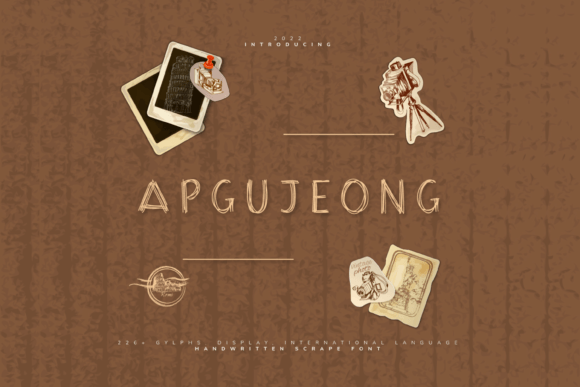 Apgujeong: A Versatile Display Font for Creative Branding