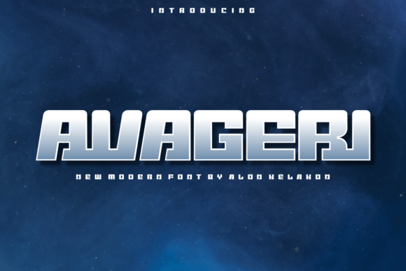 Avageri: A Modern Display Font for Editorial Design
