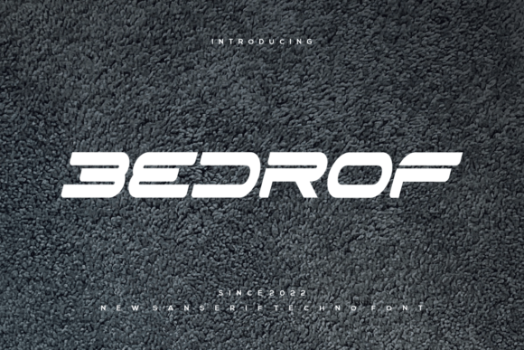 Bedrof: A Bold and Beautiful Font for Creative Branding