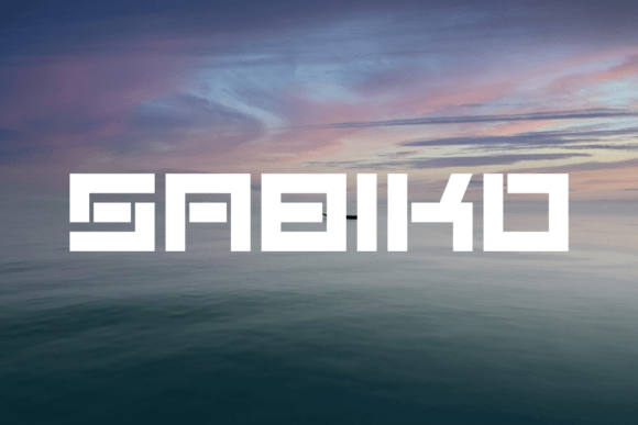 Boost Your Brand with Sabiko: A Bold Display Font