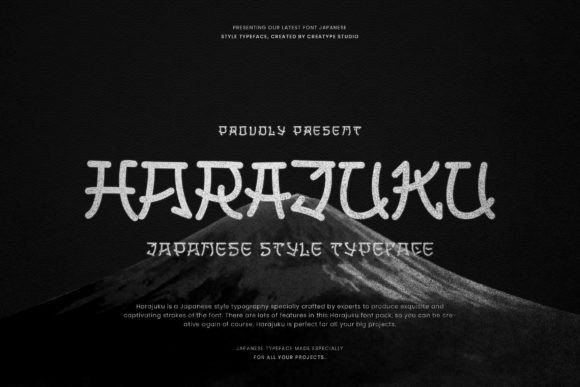Captivating Harajuku: A Font for Bold Campaigns