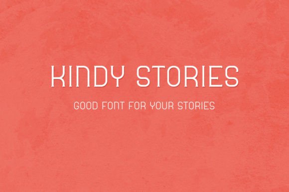 Charming Kindy Stories Font for Craft and Product Design