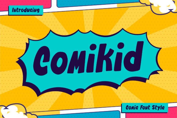 Comikid: A Unique Display Font for Editorial Charm