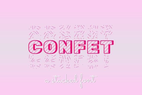Confet: A Charming Display Font for Creative Web Design