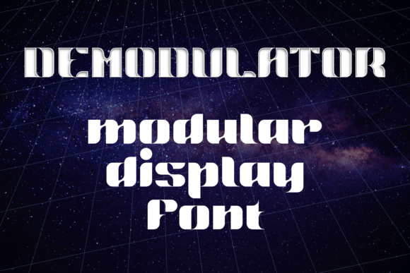 Demodulator: The Futuristic Font for Bold Campaigns