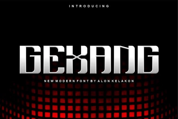 Enhance Your Web Design with Gexang, the Modern Display Font