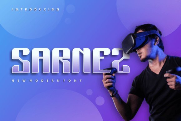 Enhance Your Web Design with Sarnez, the Cool Display Font