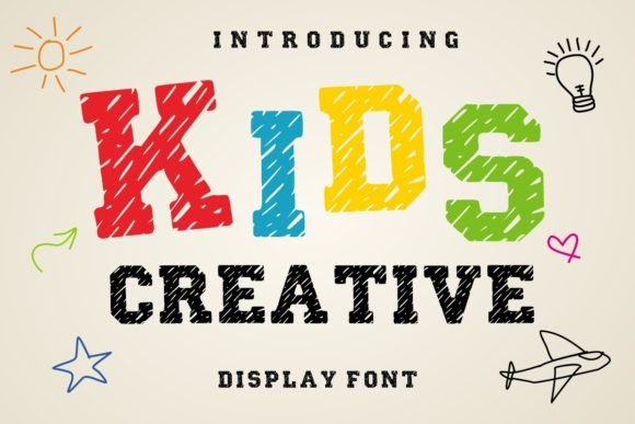 Exploring Kids Creative: A Friendly Display Font for Branding