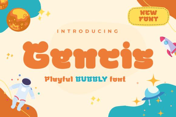 Gencis: A Playful Font for Campaigns That Need a Spark