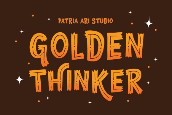 Golden Thinker: A Font That Builds a Recognizable Brand