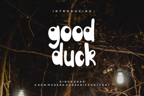 Goodduck: A Playful and Classy Display Font for Creative Projects