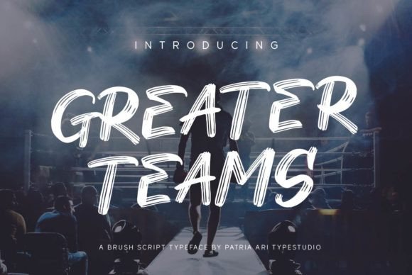 Greater Teams: A Display Font Built for Branding