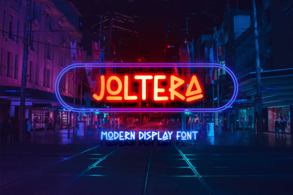 Joltera: A Bold Display Font for Impactful Campaigns