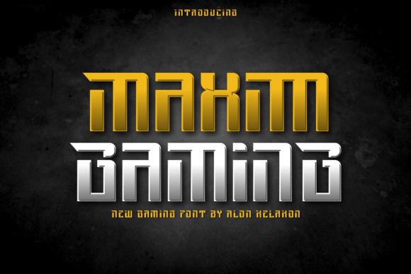 Maxim Gaming: A Modern Display Font for Editorial Design