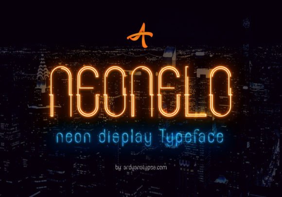 Neonelo: A Retro-Styled Font for Bold Campaigns
