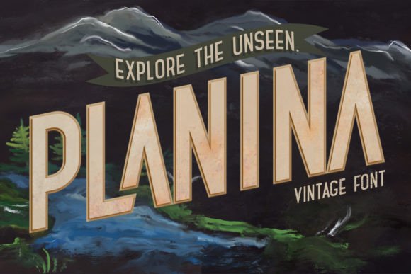 Planina: A Bold and Stylish Font for Eye-Catching Campaigns