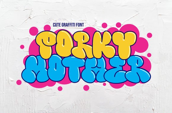 Porky Mother: A Graffiti Font for Editorial Personality