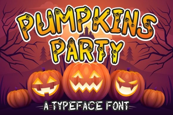 Pumpkins Party: A Spooky and Stylish Display Font