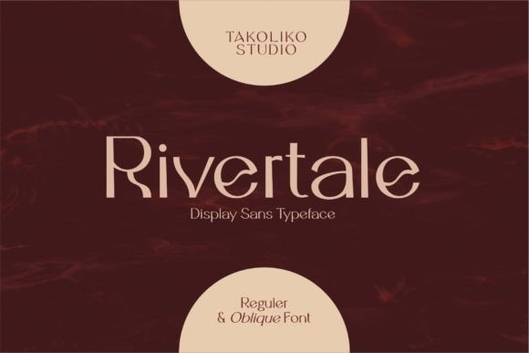 Rivertale: A Flowing Display Font for Editorial Design