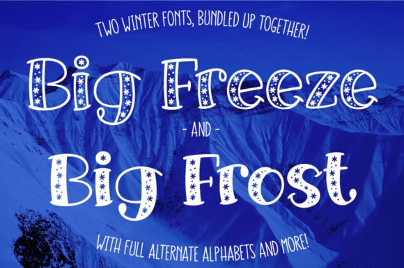 Transform Your Brand with Big Freeze and Big Frost Fonts