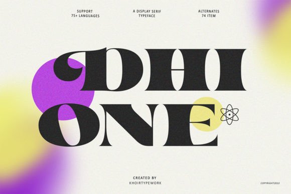 Transform Your Brand with Dhione: A Bold and Chic Display Font