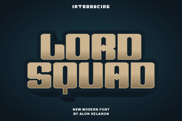 Transform Your Brand with Lord Squad: A Modern Display Font