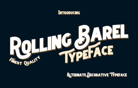 Transform Your Brand with Rolling Barel Font