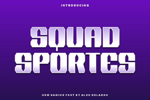 Transform Your Brand with Squad Sportes Font
