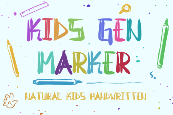 Why Kids Gen Marker Might Be Your Go-To Font for Informal Campaigns